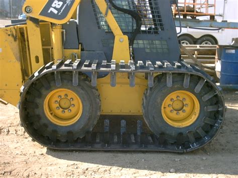 putting tracks on a skid steer|aftermarket skid steer track kits.